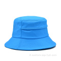 Cappelli a secchio blu al 100% in poliestere